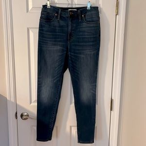 Madewell Tall Curvy High-Rise Skinny Jeans in Danny wash: Tencel Denim Edition